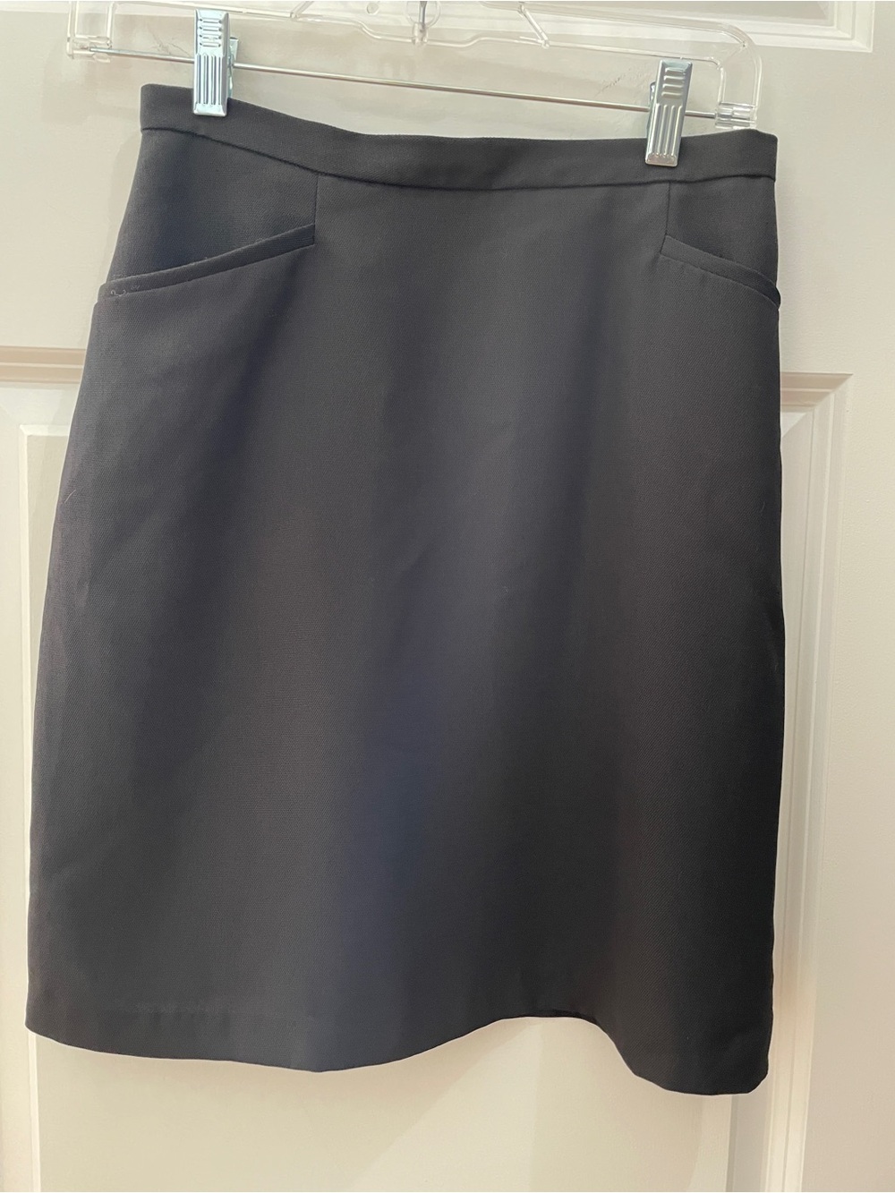 Jacob Black Pencil Skirt with Subtle Pocket Detail